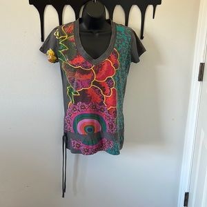 Funky high end Desigual tee shirt